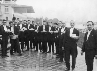 Farandole Desserts A Wellknown Restaurant Seaside France Thirties Old Photo