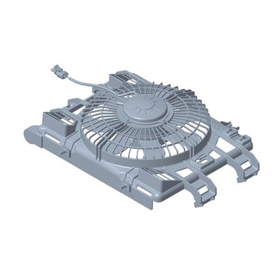 Polaris 12 in Fan, Ring, Shroud, LED, for ATV Models, Genuine OEM - 2415280