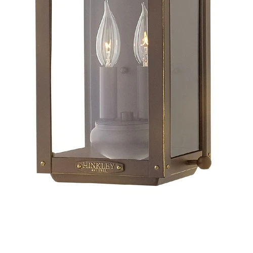 Hinkley Lighting 1854-LL Anchorage 2 Light 17-3/4" Tall Heritage - Aged Zinc - Picture 4 of 10