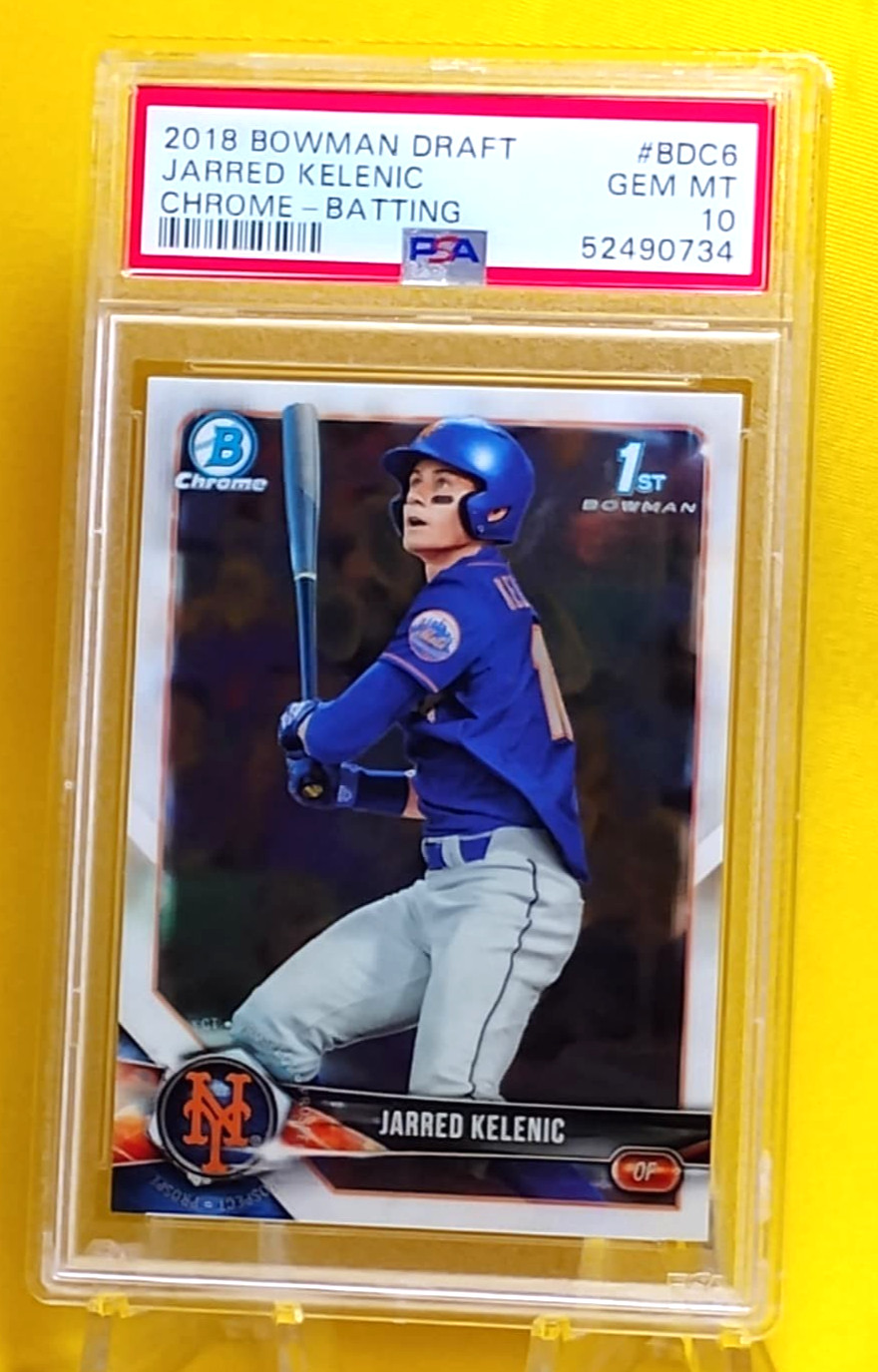 2018 Bowman Draft Chrome 1st #BDC-6 Jarred Kelenic (Mets) RC PSA 10 [52490734]