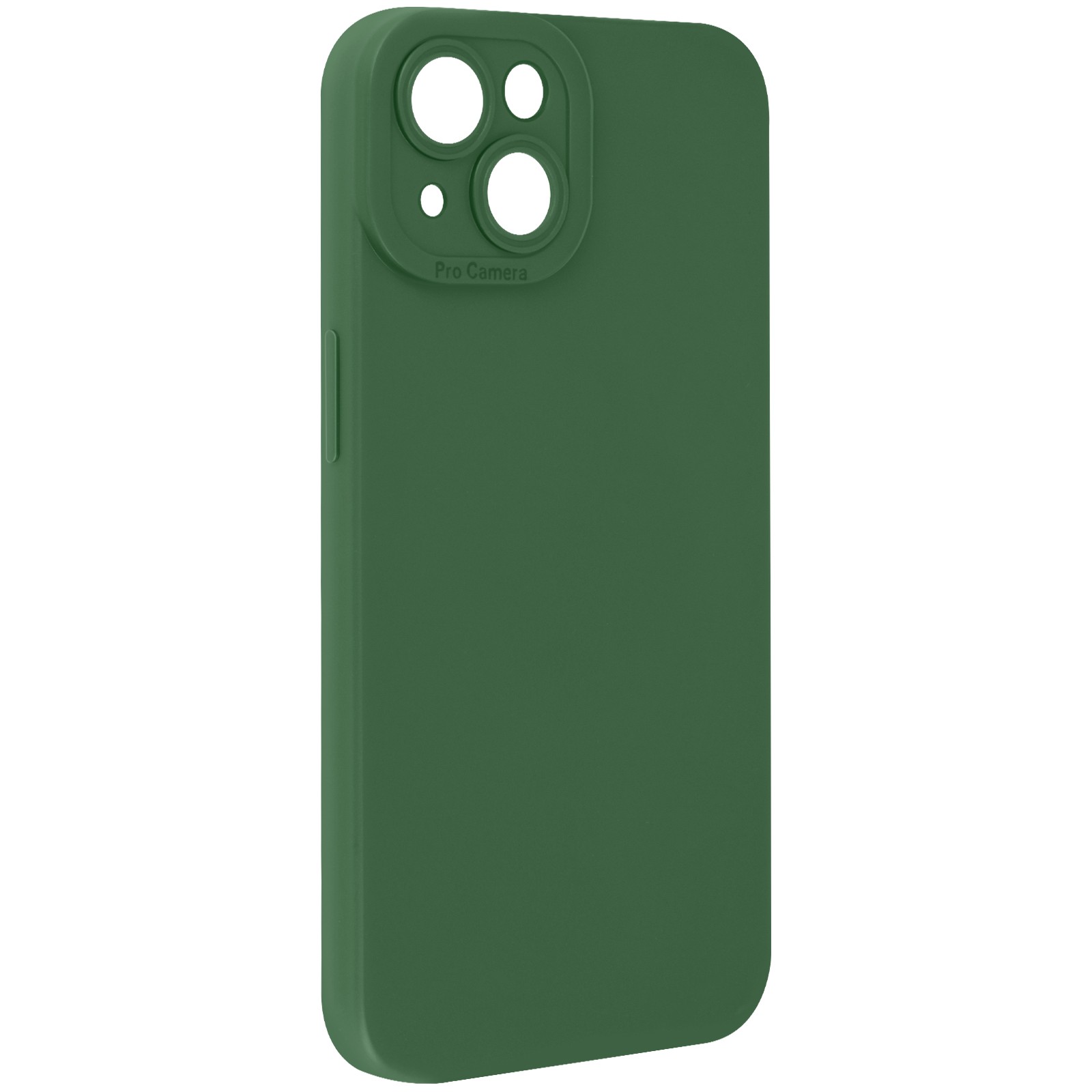 Coque iPhone 14 Avizar vert mat avec protection de caméra intégrée
