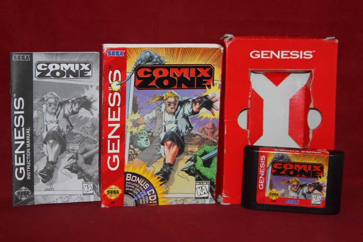 SEGA Megadrive - Comix Zone (PAL) Jeu Complet Avec Manuel - Neuf Sous Blister