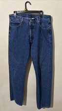 Levi s 501 Original Fit Jeans Men 36x36 button fly straight leg blue denim 2005