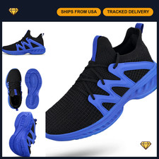 Men's Slip-On Athletic Walking Shoes, Non-Slip Tennis  Running Sneakers