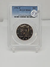 1996-D Kennedy Half Dollar, PCGS MS-65 CB1-109