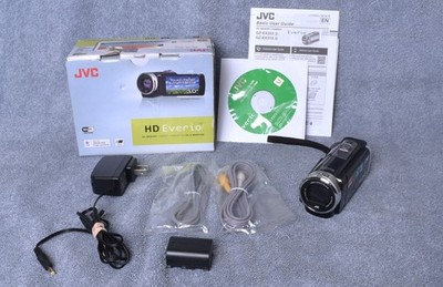 JVC Everio GZ-EX310BU Full HD AVCHD Camcorder Video Camera - Tested Working