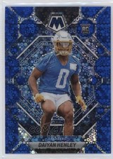 2023 Panini Mosaic Rookies No Huddle Blue Prizm 18/75 Daiyan Henley #304 11p9