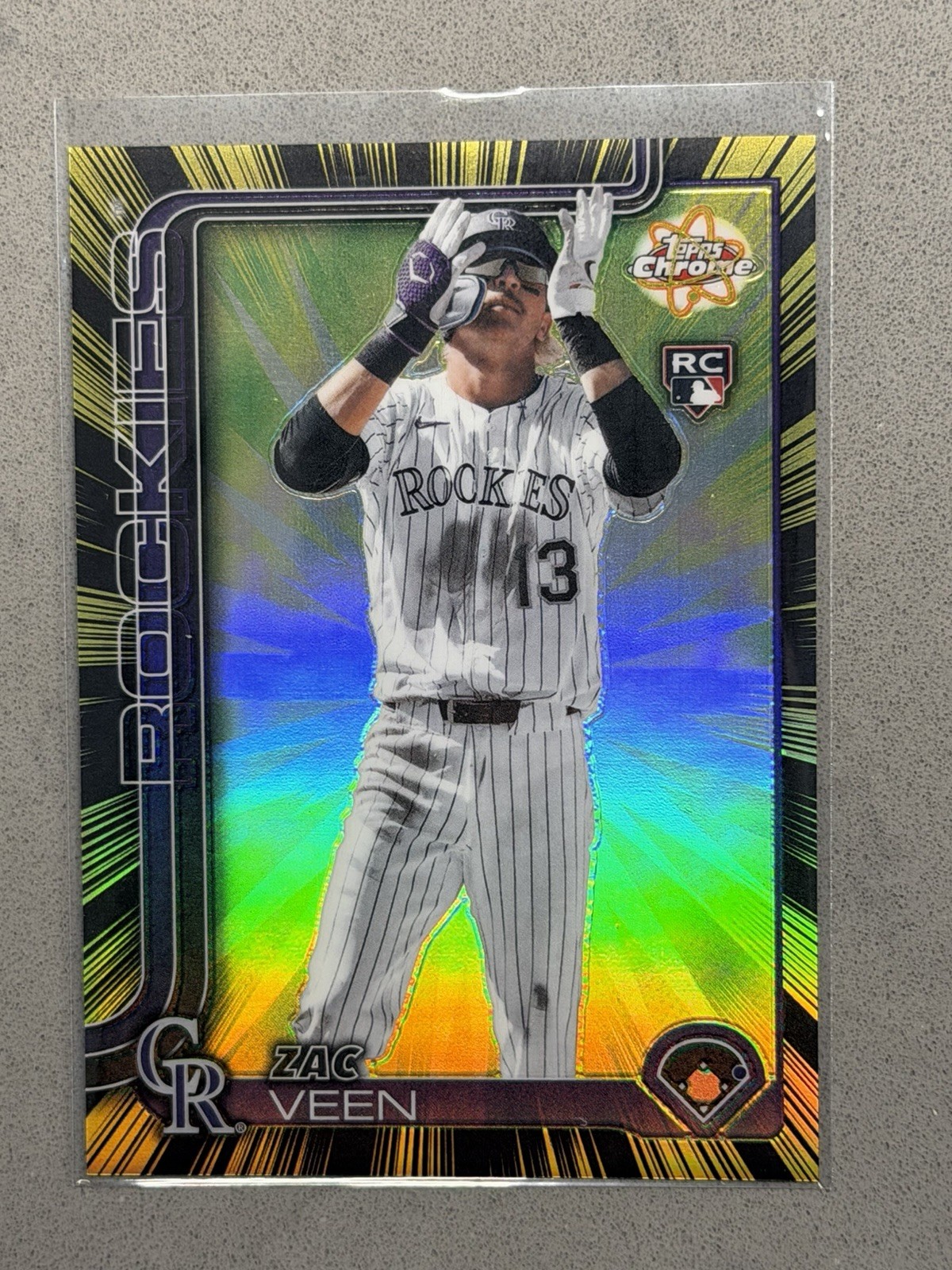 2025 Topps Chrome Update - Zac Veen Radiating Rookies SSP