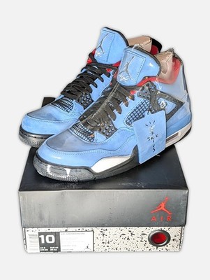 Nike Air Jordan 4 Retro Travis Scott Cactus Jack 308497-406 Size 10 DS NEW