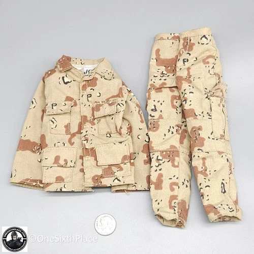 1:6 scale Hasbro GI Joe 6-Color Desert Camo Uniform for 12" Figures
