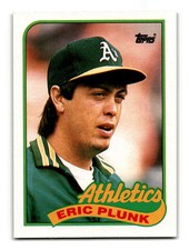 Eric Plunk 1989 Topps #448 Oakland Athletics NM-MINT