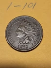 1875 Indian Head Cent VF Lot 1-101