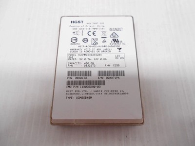 HGST 400GB SSD SAS 12G 2.5'' HUSMM1640ASS204 Für Dell HP