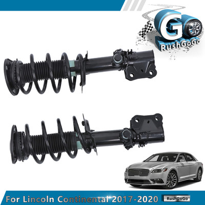 Right & Left Front Shock Struts Assys W/ Electric For Lincoln Continental 17-20