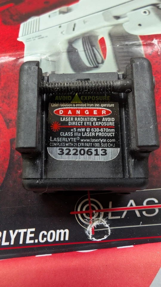 LaserLyte FSL-4 Universal Red Laser Sight SCV4 Mount – Tested - Image 2 of 3