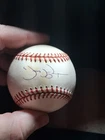 Jim Edmonds Signed Autographed Auto OML Baseball Has Some Toning