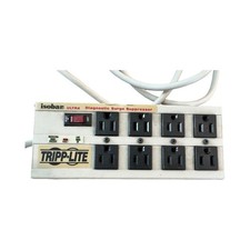 Tripp Lite Isobar Ultra 8 Outlet Diagnostic Surge Suppressor ISOBAR8ULTRA White