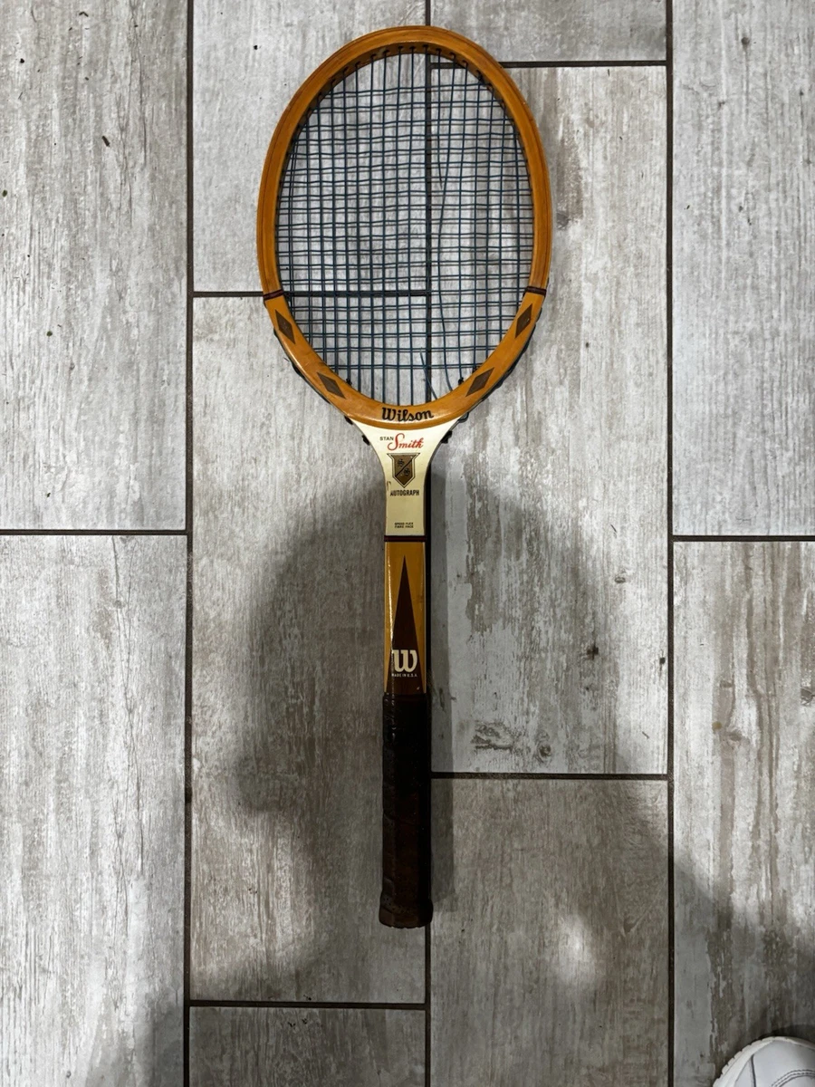 Ancienne Raquette De Tennis Wilson Stan Smith Autograph - USA - Vintage