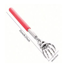 Extendable Back Scratcher Metal Telescopic Eagle Claw Portable Black Massager