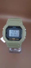SKMEI Men's Digital Sports Watch with Alarm 5 ATM Waterproof - green