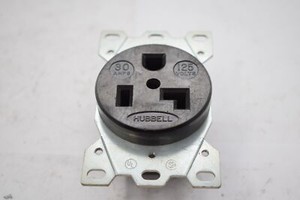 Hubbell 30 Amps 125 Volts Plug Receptacle UL