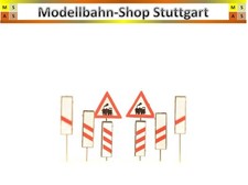 Modellbahnschilder H0 - Schildersatz Unbeschränkter Passaggio - Modello Finito