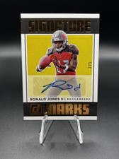 2018 Donruss Signature Marks Ronald Jones II Auto RC /5 Bucs #SM-RJ Super Bowl