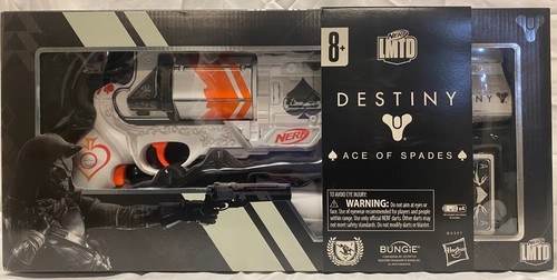 Nerf~ Limited Edition Destiny, Ace Of Spades Neft Gun, NEW!