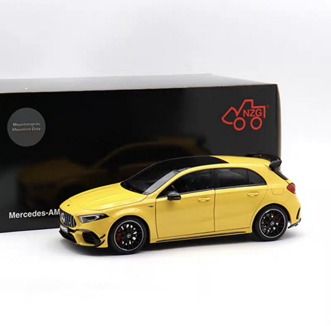 NZG MODEL　Mercedes　AMG　Ａ４５Ｓ 1/18 Mercedes AMG A45 S NZG Silver Diecast Model Toy