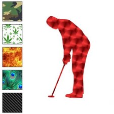 Golfer Putt Golf, Vinyl Decal Sticker, 40 Patterns 3 Sizes, 1340