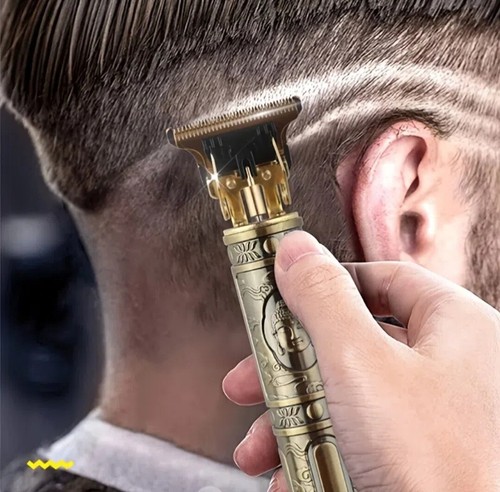Hair Clipper Electric Vintage T9, Professional Cordless - Buddha Head - Picture 2 of 8
