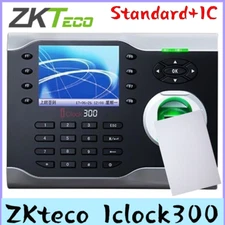 ZKteco Iclock300 TCP/IP USB Fingerprint Time Clock Attendance System W/ IC Card