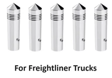 (Set/5) 2-3/8" Chrome Spike Toggle Switch Extensions For Freightliner