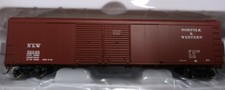 Bowser 41630 - HO 50' Round Roof Box Cars - Norfolk  Western 52049 - RTR
