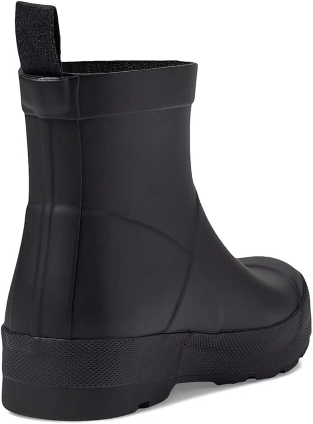 Hunter Play Boot Kids Unisex Black Pull On Rubber Ankle Wellington Boots NEW - Image 2 of 4