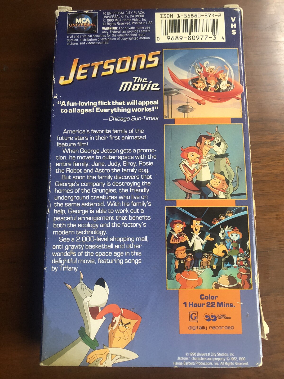 Jetsons The Movie (VHS, 1990) Animated Kids Cartoon 96898097734 eBay
