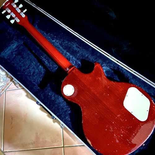 Guitarra Eléctrica Burny RLG-50 Lefty Les Paul Vintage Cherry Sunburst Mod Usada - Imagen 12 de 17