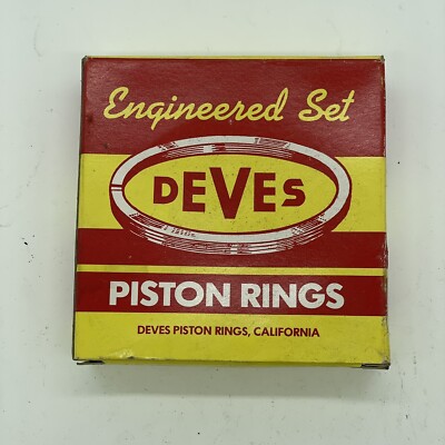 Porsche 356 SC 912 Piston Ring Set 82.5mm 1600 NOS DEVES