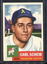 1953   Topps   Baseball   # 57   Carl Scheib   (NM+)   Near Mint Plus