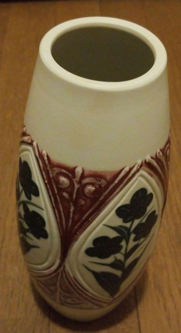 Vase Japanese Pottery of Kiyomizu #13 25x6cm/9.84x2.36