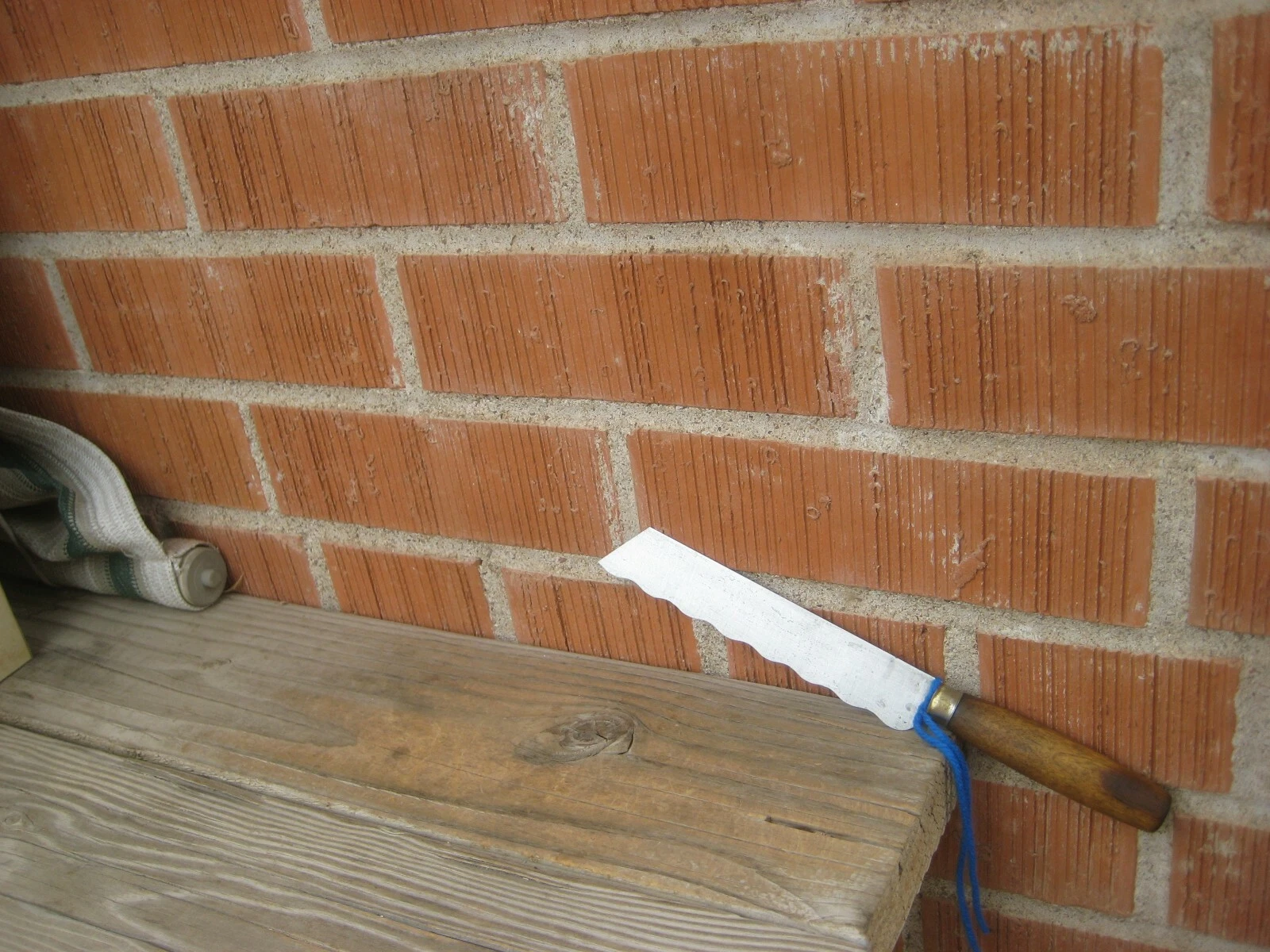 1920s Antique 6" Blade Flexible Carbon Serrated Bagel Knife USA