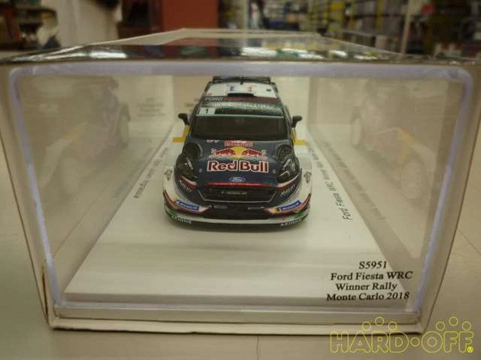 1/43 Spark Ford Fiesta WRC победитель ралли Монте-Карло 2018 No1 синий с коробкой S5951 - Изображение 3 из 4