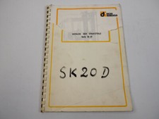 Detas Robustus Series SK20 Forklift Parts List Parts Catalogue 1991
