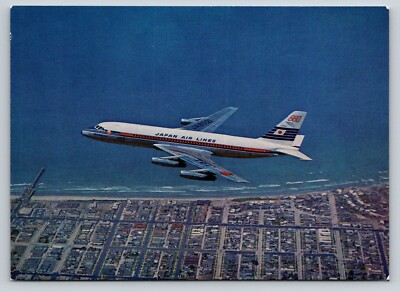 JAL Japan Airlines Convair 880M Jet Courier airplane aviation Postcard 4x6