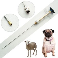 Stainless Steel Canine Dog Goat Artificial Insemination Breed Catheter Rod M1 QL