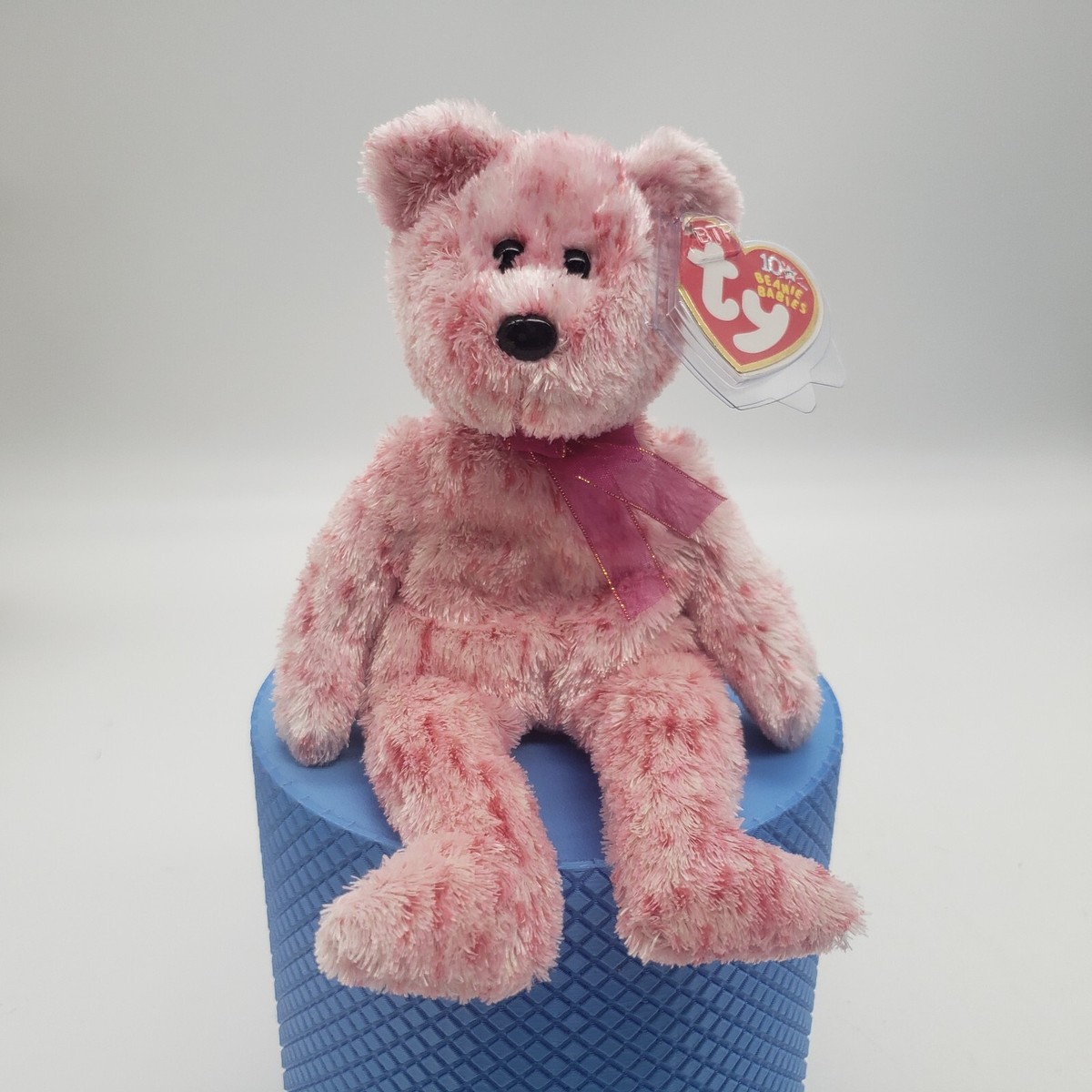 【AMBUSH】ピンクテディベア ビー二ー teddy bear beanie Ty Beanie Baby Smitten ~ February 16, 2002 ~ Pink Bear Plush | eBay