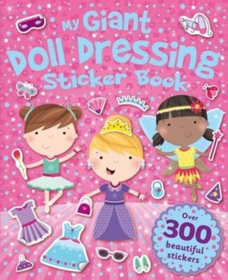 Giant Doll Dressing Activity Book-dressing up book NEW
