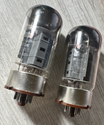 Rara Coppia Tubi Valvole Svetlana Alati =C= 6550C 6550 NOS - Foto 7