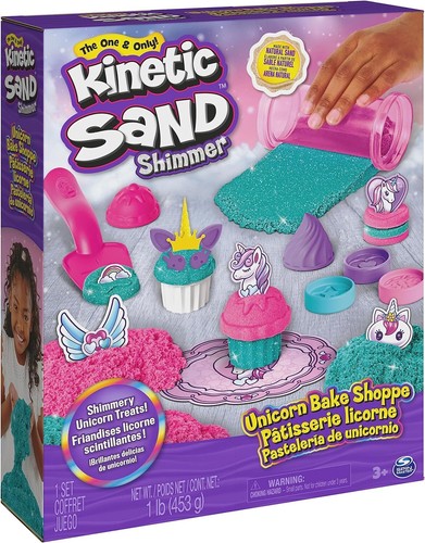 Kinetic Sand Einhorn Back Set kreatives Indoor-Sandspiel Rollenspiel Kinder Spaß - Bild 9 von 9