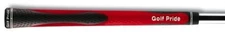 1 NEW GOLF PRIDE MEN'S DUAL DUROMETER DD2 BLACK/RED SIZE .60" GRIP